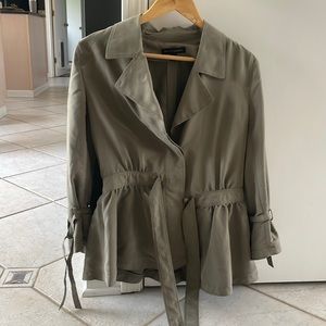 Banana republic blazer , soft , light green . Size small , excellent condition